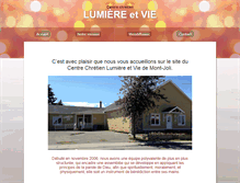 Tablet Screenshot of lumiereetvie.org